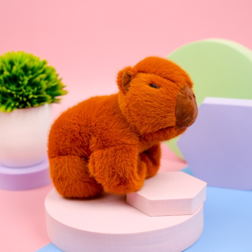 Мягкая игрушка-браслет "Капибара" 23см