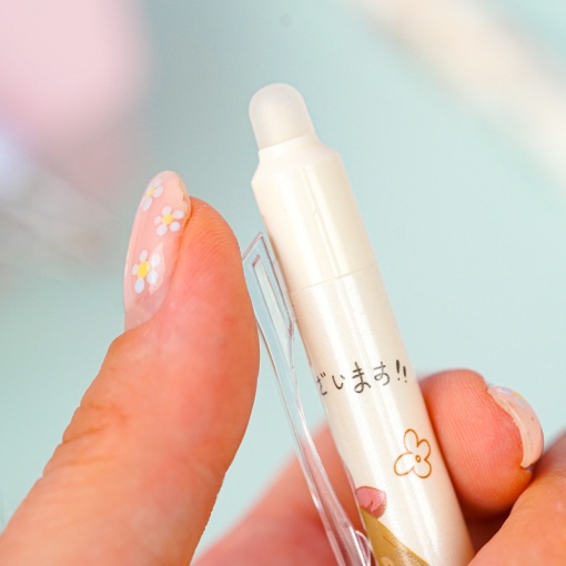 Ручка со стирающимися чернилами и стирашка "Happy", синяя