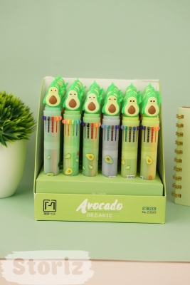 Ручка с двенадцатью стержнями "Avocado"
