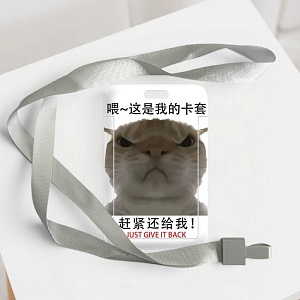 Чехол для карты "Meme cat" верни немедленно