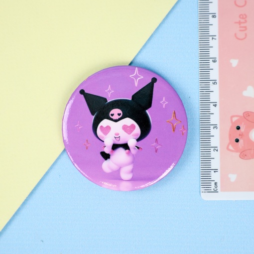 Значок круглый "Куро" №3, 56мм