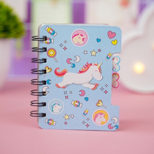 Блокнот на кольцах "Unicorn" B7