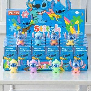 Набор брелков Surprise "Глазастик" в шапочке, в ассортименте 24шт