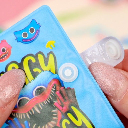 Набор канцелярский "Хагги Вагги" голубой (ручка, блокнот, маркер, скотч)