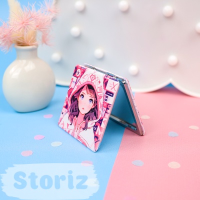 Зеркальце карманное "Anime Girl" 506Z43