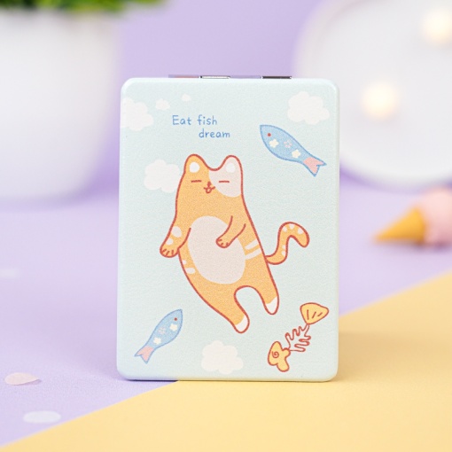 Складное зеркало "Eat fish dream"