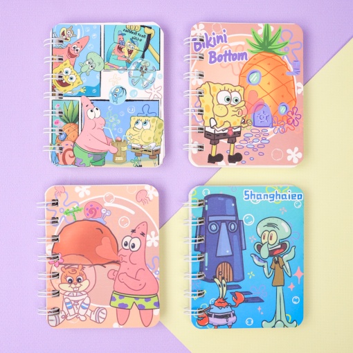 Блокнот на пружине "Sponge" 77 листов, в ассортименте 1шт