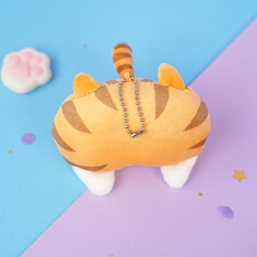 Мягкий брелок "Humor Cat" рыжий, 9 см