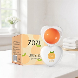 Бальзам для губ "Zozu" сердце, грейпфрут, 5,8г