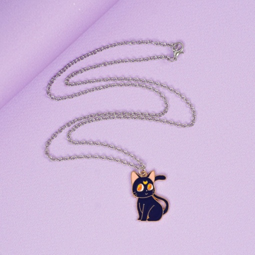 Кулон "Sailor Moon Cat" темно-синий