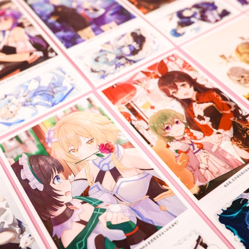 Набор почтовых открыток "Genshin Impact" №09