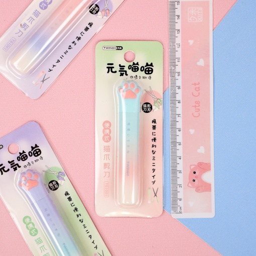 Ножницы "Лапка" в ассортименте 1шт (градиент)