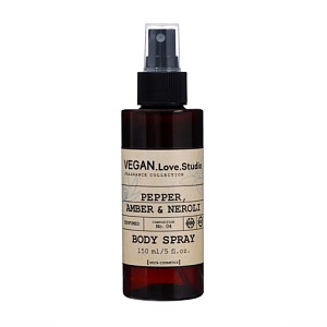 Парфюмированный спрей-мист для тела "VEGAN.Love.Studio" Pepper, Amber, Neroli женский, 150мл