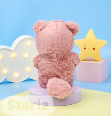 Мягкая игрушка "Котик Мяу-мяу" розовый, 23см