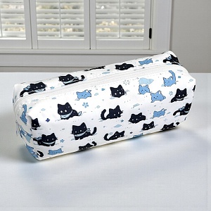 Пенал "Котики" в снегу