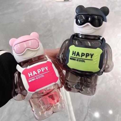 Бутылочка "Cool bear" розовый, 800мл оптом