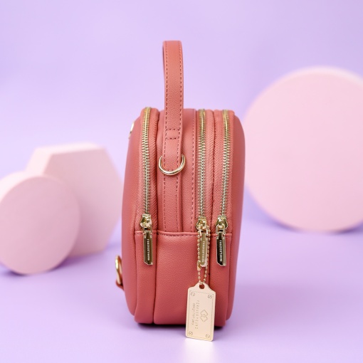 Рюкзак "Forever Young" бордовый, с тремя отделениями