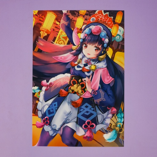 Набор постеров "Genshin Impact" 8 шт, 42х29см (№ 07) оптом