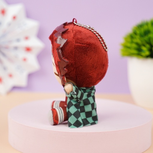 Мягкий брелок "Истребитель Демонов" Танжиро, 12 см