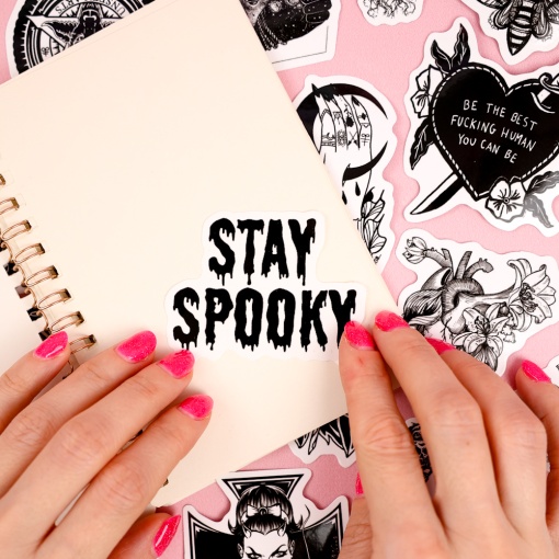 Наклейки для стикер бомбинга "Black&white" (50 шт.)