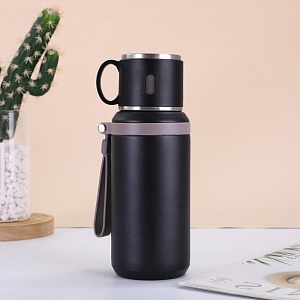 Термос "Travel" черный, 600мл. оптом