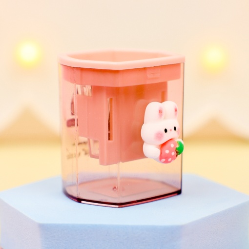 Точилка "Зайка", розовый