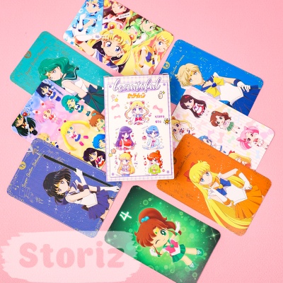 Набор картонных карточек "Sailor Moon" 30шт.