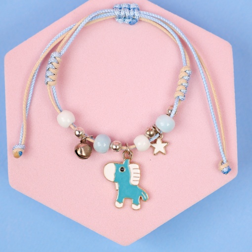 Браслет "Пони", голубой №534H