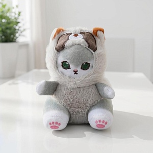 Мягкая игрушка "Котик в костюме" Енот 20см