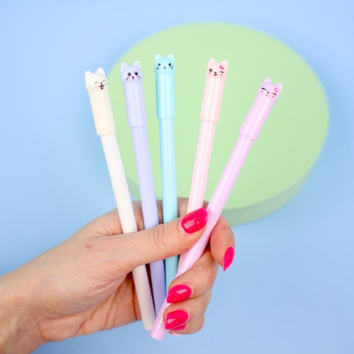 Ручка "Котик" в ассортименте 1 шт (черный)