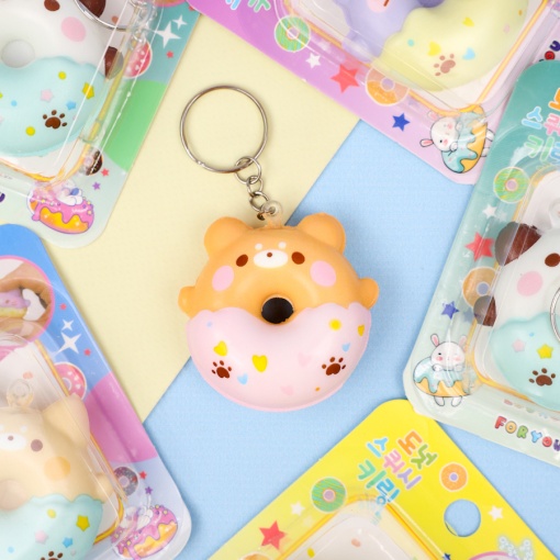 Брелок-антистресс "Пончик" в ассортименте 1шт