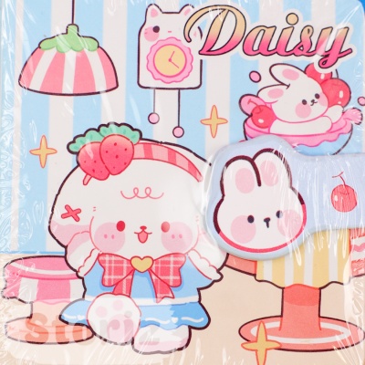 Мини-блокнот "Daisy Time House" 8х8 см, в ассортименте 1 шт.