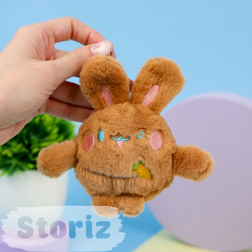 Мягкий брелок "Funny Bunny" рыжий, 10 см