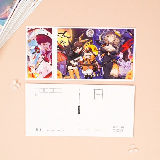 Набор почтовых открыток "Genshin Impact" G