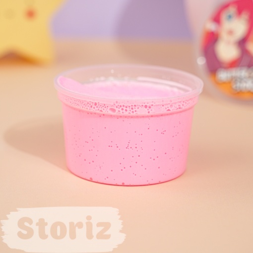 Слайм "Стекло", серия Butter (розовый), 150гр. STORIZ