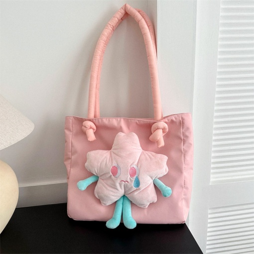 Сумка тканевая "Цветок" розовый