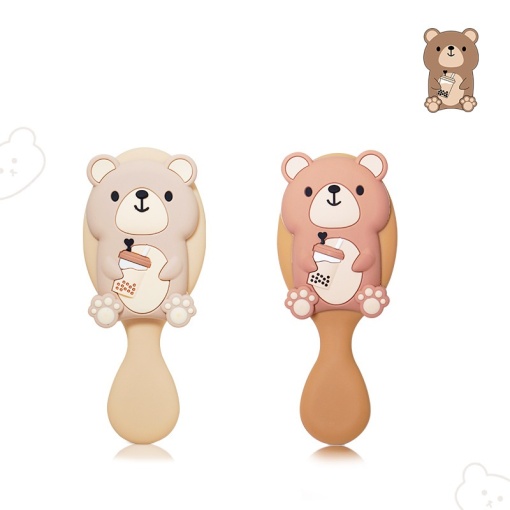 Расческа "Мишка с Бабл ти" в ассортименте 1шт