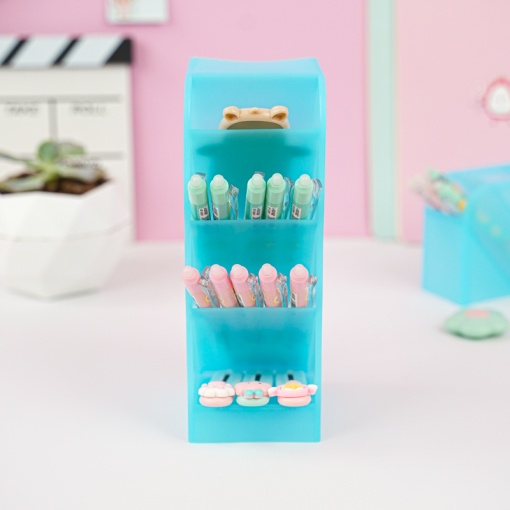 Органайзер для канцелярии "Color" голубой, 7.5x20.6x9.3 см