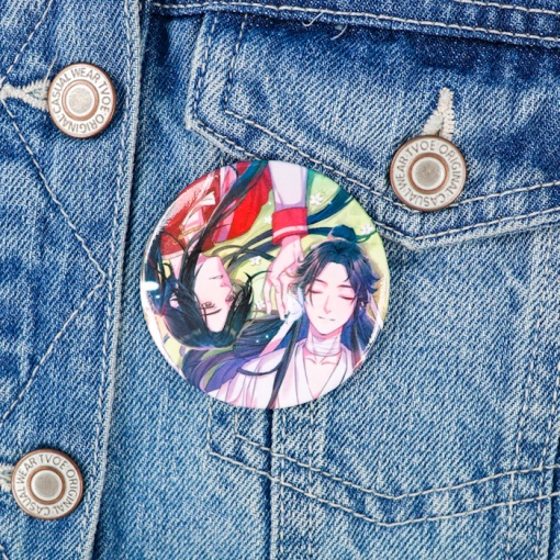 Значок круглый "Manga" №2, 56мм