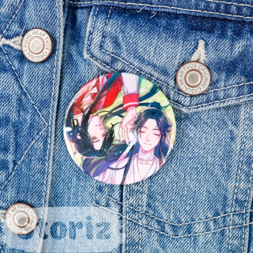 Значок круглый "Manga" №2, 56мм