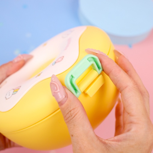 Ланчбокс "Пончик" желтый оптом