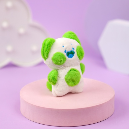 Мягкий брелок "Котенок Dudu" салатовый, 12 см