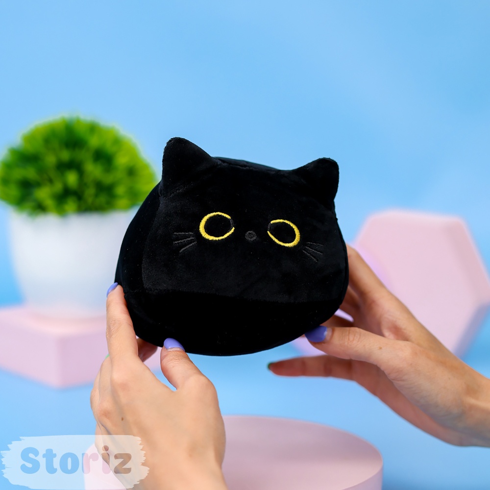 Мягкая игрушка Ty Черный кот Pepper, 25 см (36924)