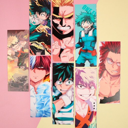 Набор закладок "Моя Геройская Академия №1" 10шт