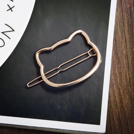 Заколка "Gold" котик