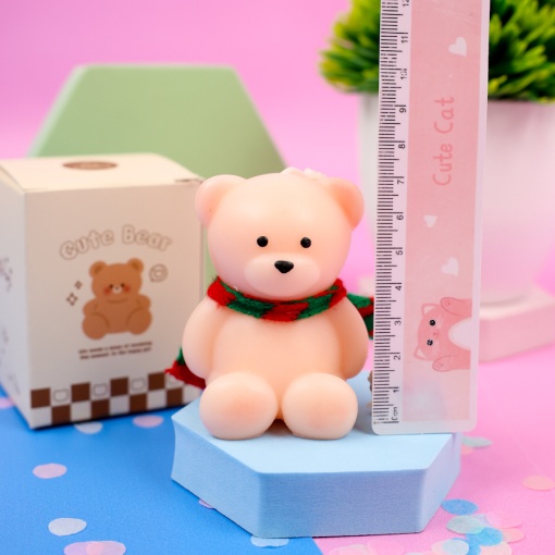 Свеча-арома "Bear" розовый оптом