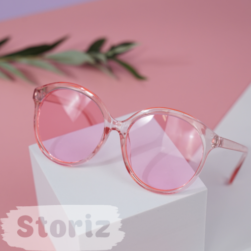 Солнцезащитные очки с чехлом "Color" pink