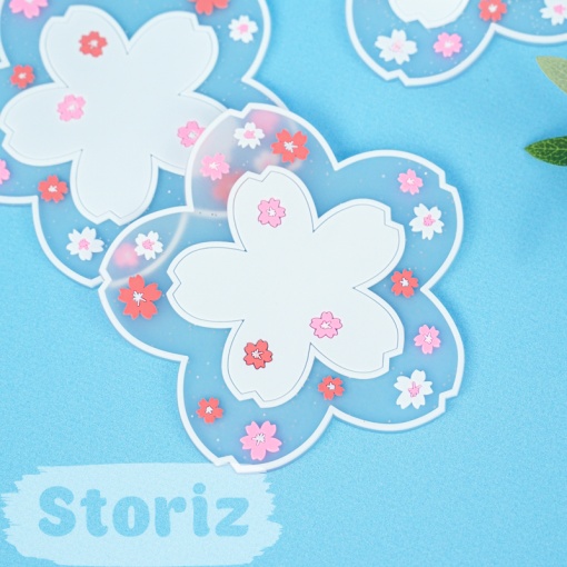 Подставка под кружку "Sakura" белый оптом