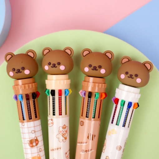 Ручка 10в1 "Bear" в ассортименте 1шт
