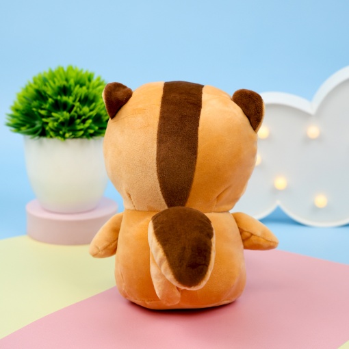 Мягкая игрушка "Белка" коричневый 25см